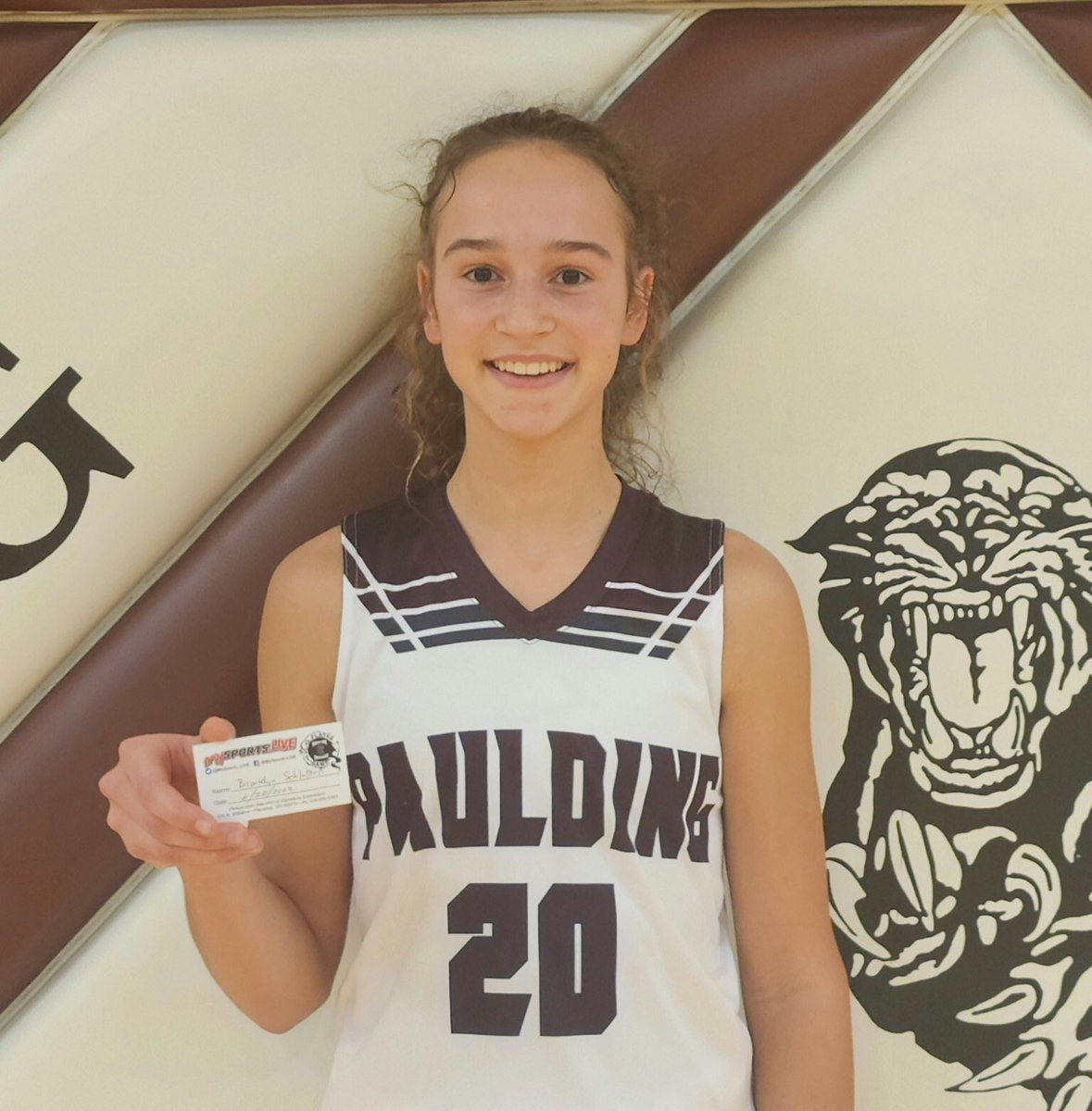 MySports_Live's tweet photo. Sophomore Brooklyn Schlatter gave constant effort 😤 and energy off the bench for Paulding in a tough loss to Bath, never backing down and contributing when needed, congrats to you Brooklyn 😃 on being named the Signature Embroidery Player of the Game! 👏 #MySports https://t.co/o5jE51zPNW