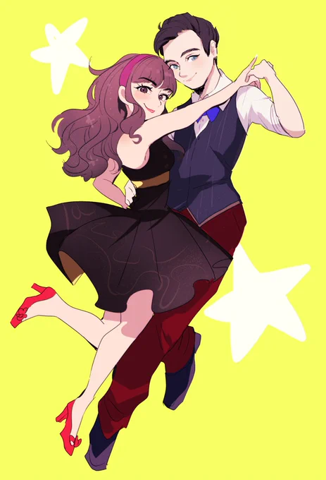 絵出てきたかなり前に描いたGLEEのレイチェル&カート!!! 