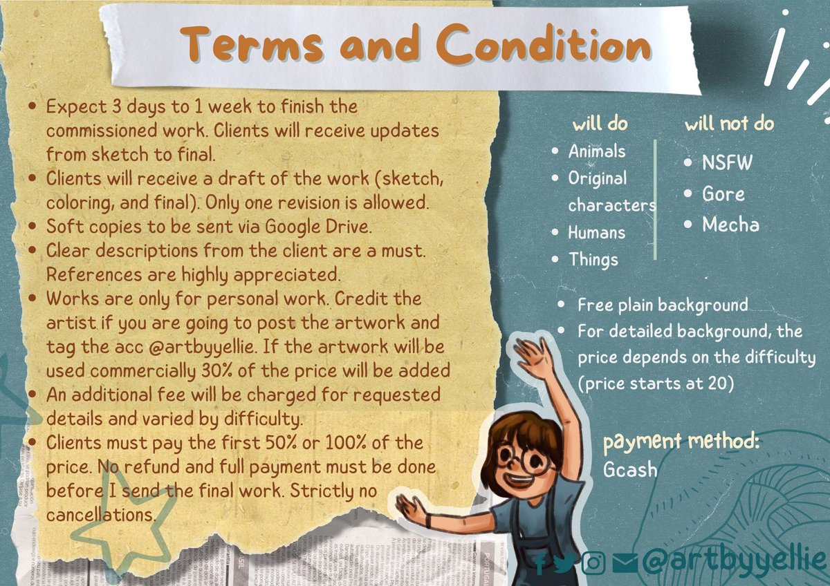 [RTs are Appreciated] 🍄⭐️💙
Hello! I'm Yellie and open for art commissions with cartoonish and chibi style. If you are interested send me a dm!  Inquiry form in carrd. Thank you so much~
#commissionsopen #Commissionart #artistontwittter #artwork #artph #chibi #cartoon #artist