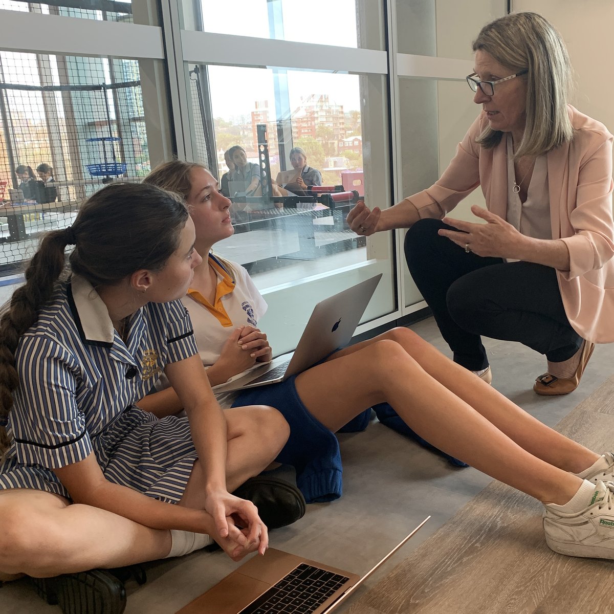 Loreto_LK's tweet photo. 'Learning to love the problem as much as the solution' is the message for our Year 9 students as they deep dive into their interdisciplinary learning project. We welcome special guest lecturers and pre-service Master of Education teachers from University of Notre Dame and UTS. https://t.co/trkY87J7n7