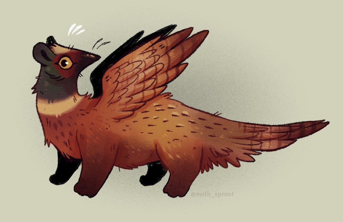 「Tiny pheasant creature 」|✺ 𝕸𝖔𝖙𝖍 ✺ ➡️ FWAのイラスト