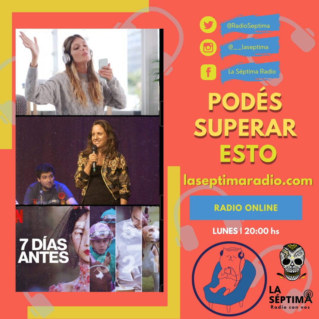 Un poco de lo que sucedió hoy en Podés Superar Esto a las 20.00 hs. Arrancamos la semana desdramatizando el lunes ❤️ 
laseptimaradio.com
.
.
.
.
.
 #agustinaaguilar #recomendacion #netflix #7diasaniversáriodalarinha #musica #humor