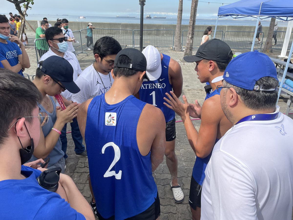 Ayin_TheGUIDON's tweet image. A PODIUM FINISH FOR THE BLUE EAGLES
Jian Salarzon and Amil Pacinio bag the bronze medal for Ateneo in the UAAP Season 85 Beach Volleyball Tournament, as they dominated their rematch with the FEU Tamaraws.
24-22, 21-16
#UAAPBeachVolleyball
@TheGUIDONSports