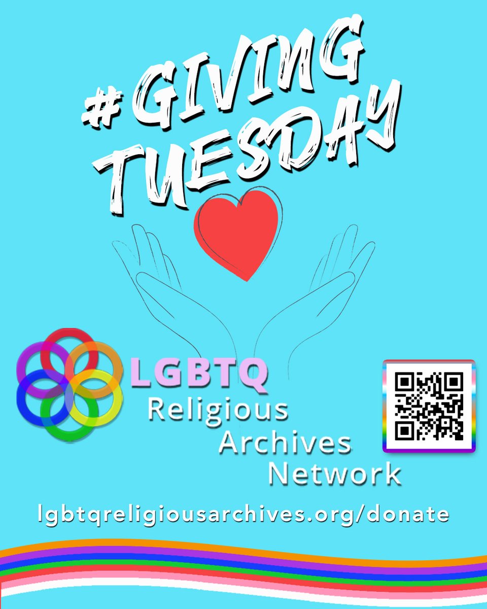 Today is #GivingTuesday2022 and we could certainly use your support!
lgbtqreligiousarchives.org/donate