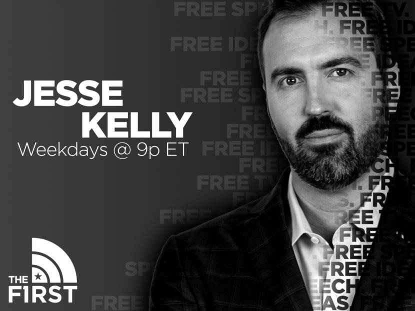 TheFirstonTV's tweet photo. COMING UP on "I'm Right" w/ @JesseKellyDC:

-@Eric_Schmitt &amp; @DrJBhattacharya lead the fight against censorship
-@Heritage's @karaafrederick breaks down @ElonMusk v @Apple
-@steveyates reveals the horrifying spark of China's protests

Watch here: https://t.co/pQhe0a5EdF https://t.co/lkdCOTvUPy