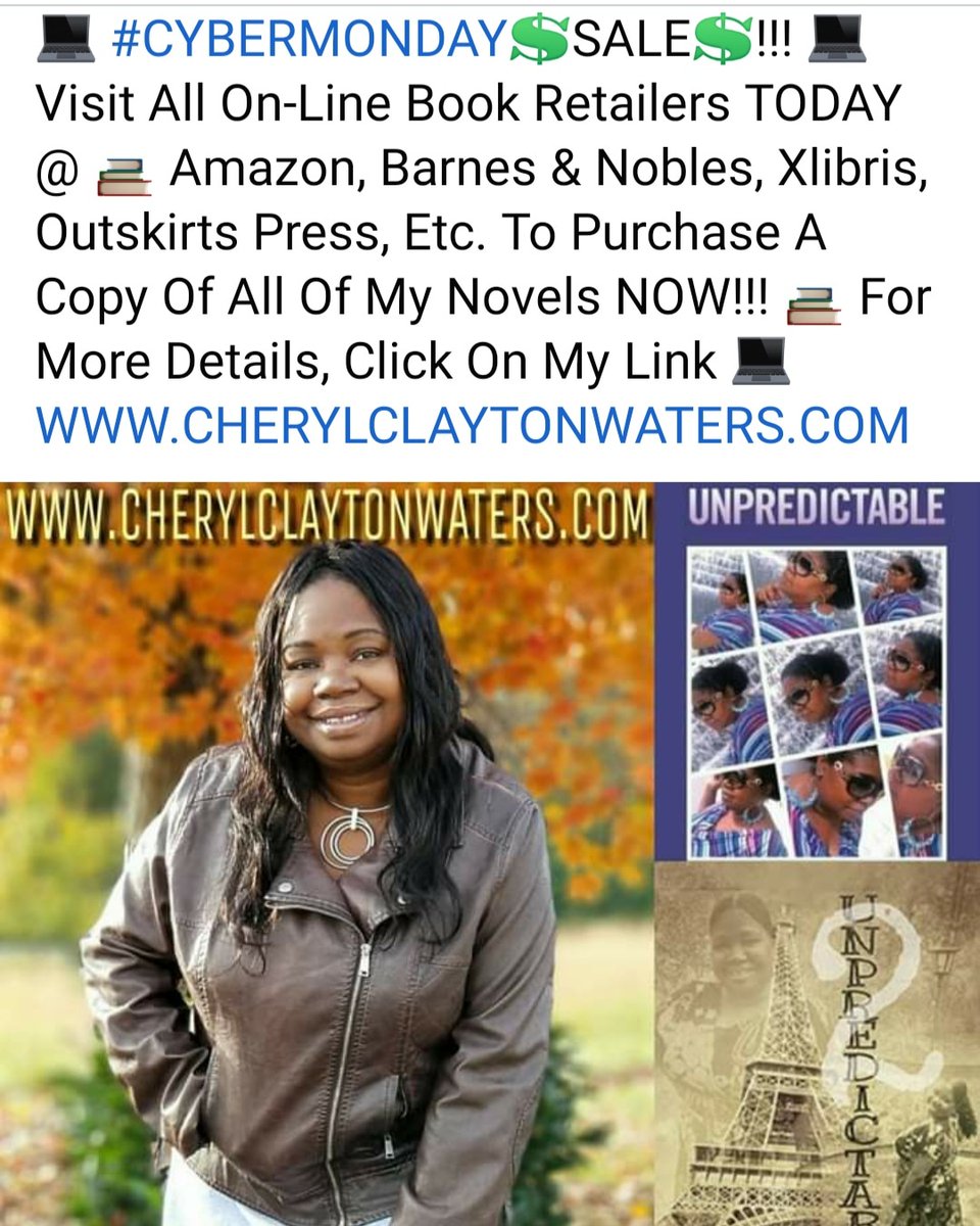DDIAMONDDIVA's tweet photo. #CYBERMONDAY
#CYBERMONDAYSALE
#AMAZON #XLIBRIS
#BARNESANDNOBLE
#OUTSKIRTSPRESS
https://t.co/MhD5PNP0NC https://t.co/Op21IckwrR