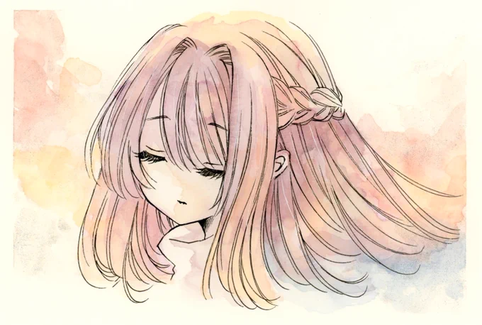drawing #イラスト #透明水彩 #アナログイラスト 
