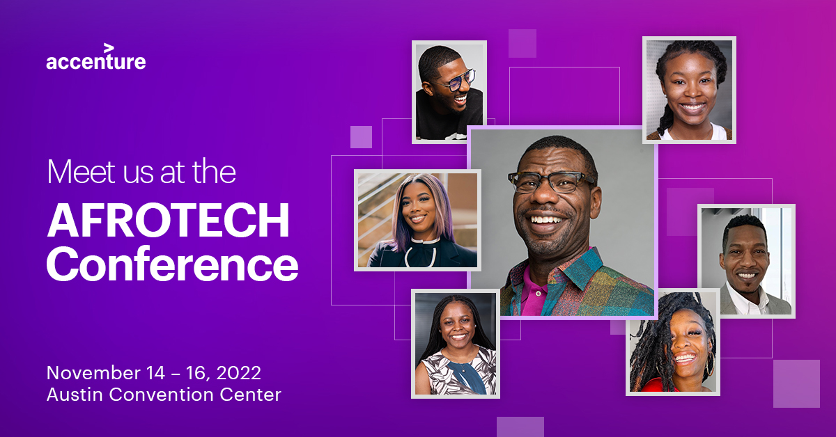 SanthanaTech's tweet image. Calling all techies! Meet @Accenture recruiters at #AFROTECH2022 to find a career powered by purpose. Our culture of #equality is an innovation multiplier, let’s do extraordinary things together: accntu.re/3T21N68