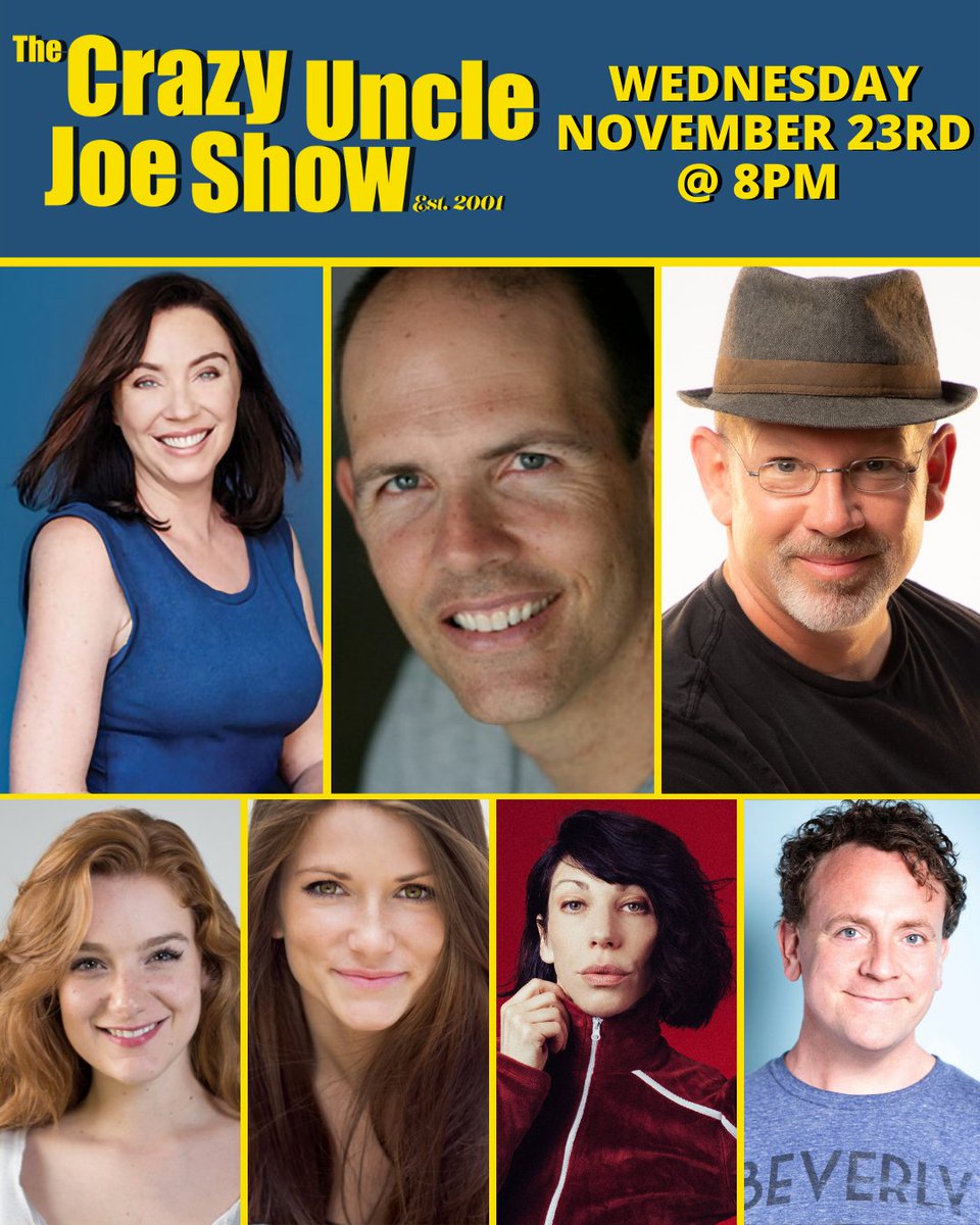 groundlings's tweet photo. Hilarious Joe cast on deck: @StephCourts @roygjenkins #TedMichaels #AshleyPadilla @empendergast
#JessicaPohly @drewdroege
Grab your tickets now!
https://t.co/GHyju1R7dc https://t.co/0hMnEqT55h