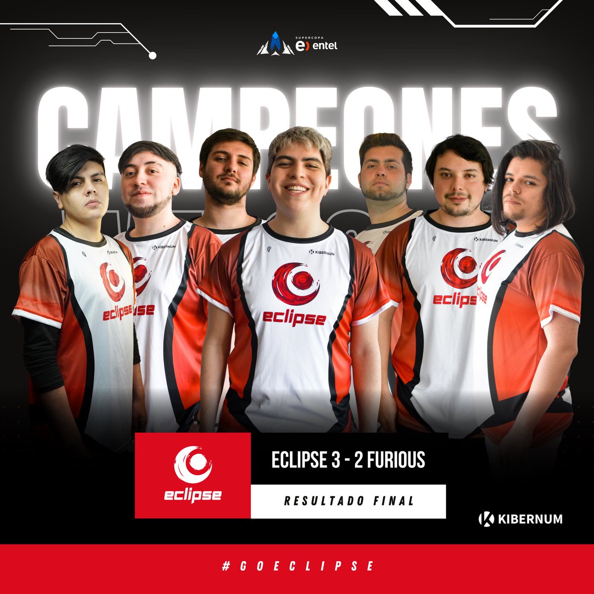 Se logra el triunfo, ser el décimo equipo y cerrar siendo el primero, es lograr algo increible! 3-2 vs <a href="/FuriousGamingLA/">Furious Gaming</a> #GoEclipse Gracias <a href="/KibernumChile/">KIBERNUM</a> por estar con nosotros ❤️