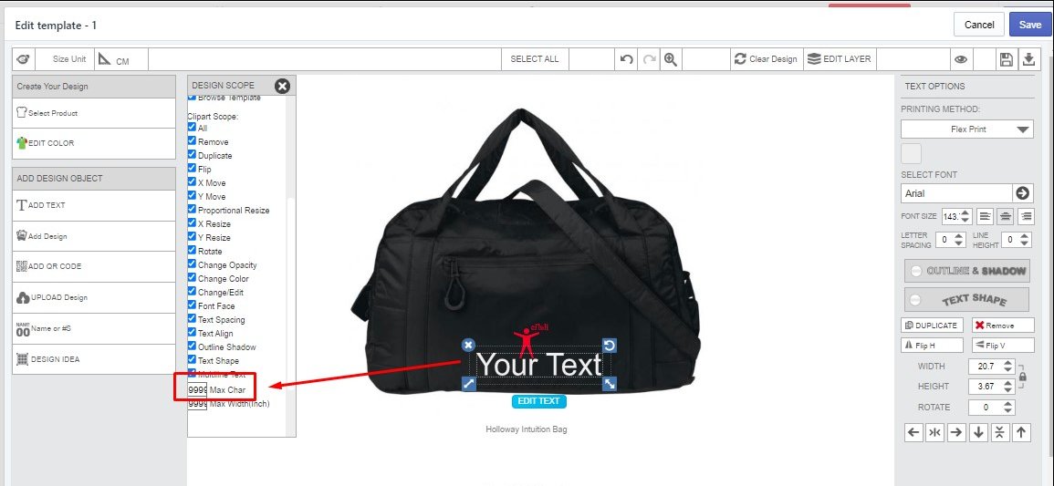 inkybay's tweet image. @inkybay has some advanced features that can make #customizable business easier.If you want to limit #characters for the text feature, you can do it with inkybay&apos;s #predefined template that is available @Shopify app store. You can also set the #maximumxcharacter.
#shopifypartners