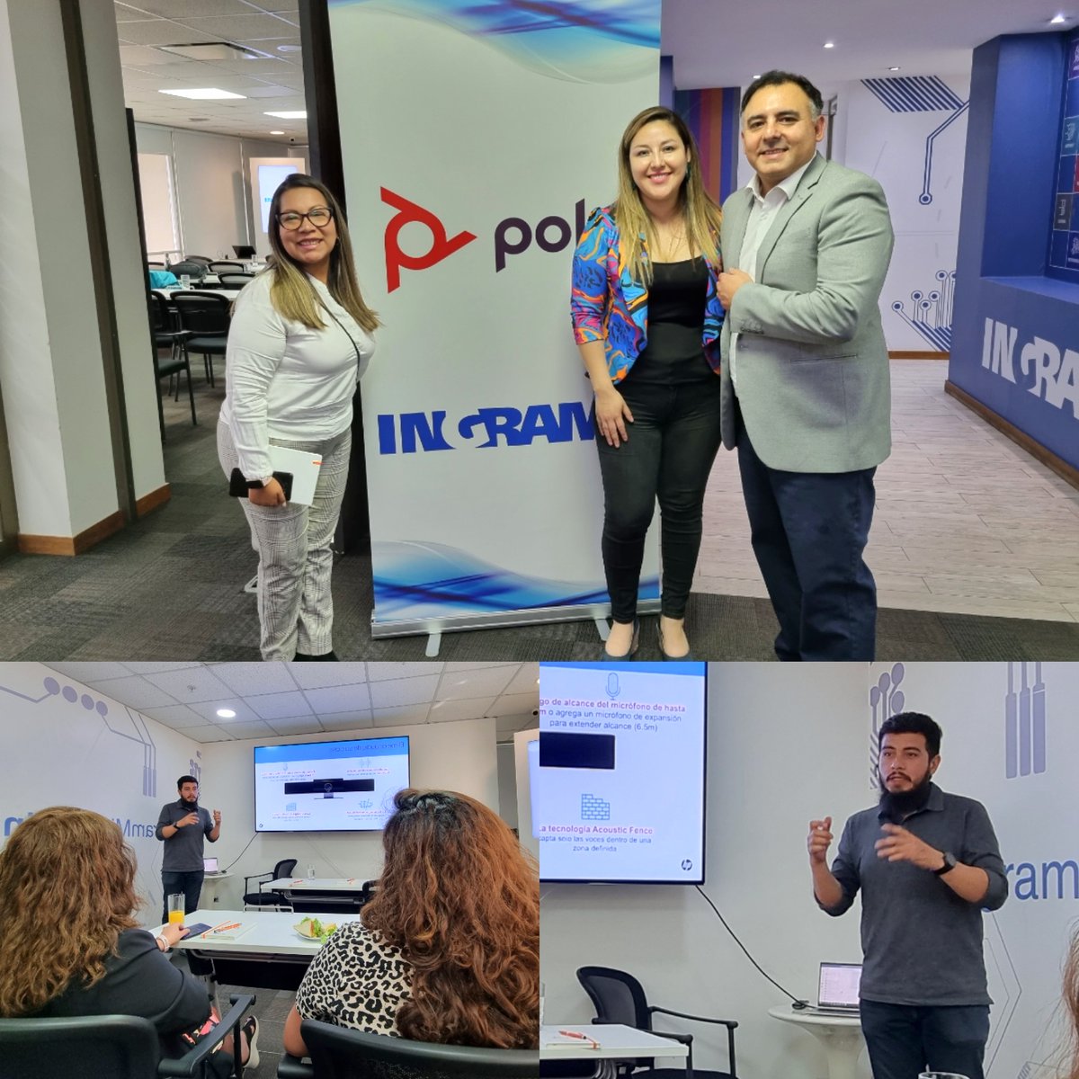 smarthold's tweet photo. Renovando conocimentos junto a  Poly Ingram con Wilmer Figueredo, Luis Mourgues y Marcelys Lagos .
Bienvenida Daniela Rivera y gracias por la invitación 💪
Conoce el porfolio Poly 👉https://t.co/AWALQt5em4 https://t.co/HqvGBpSlHS