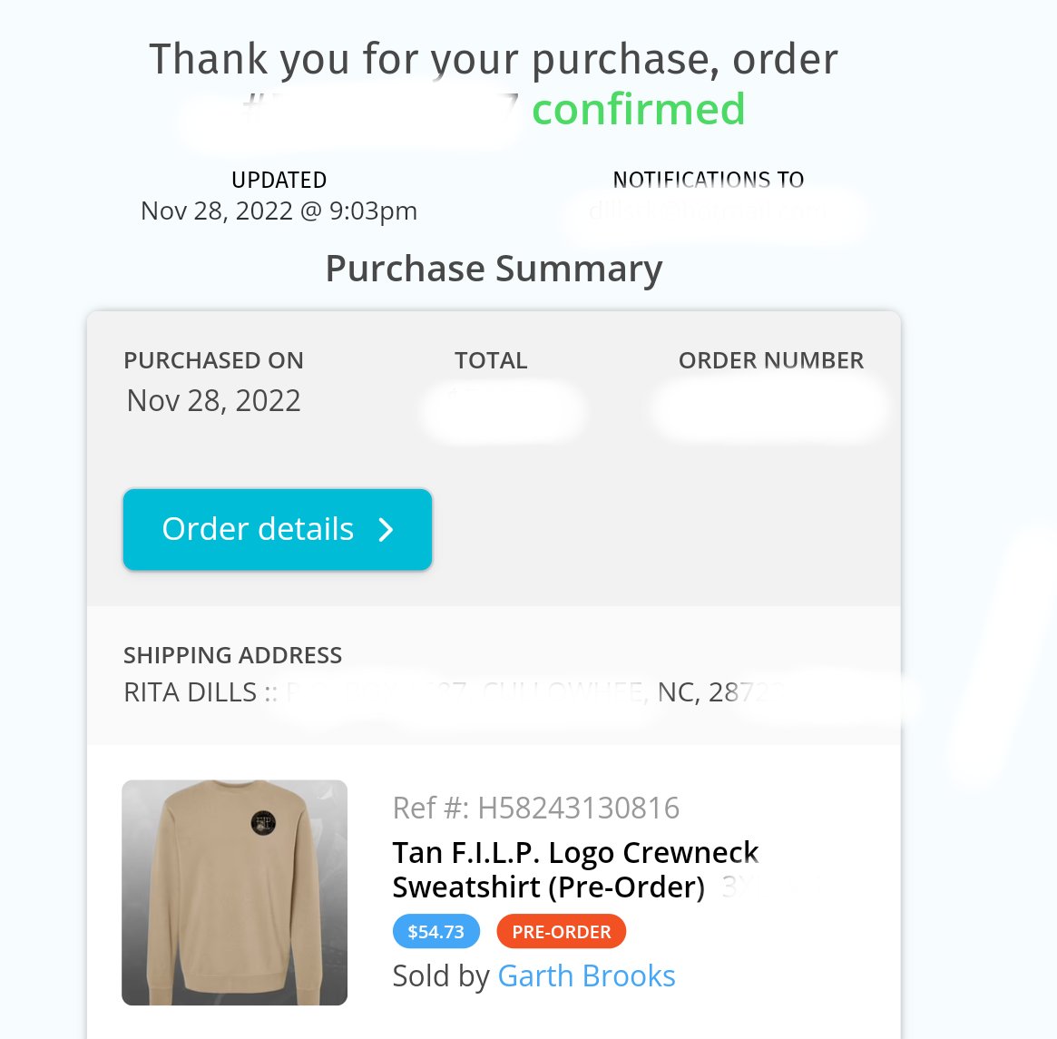 RitaKaye14's tweet photo. My Monday started with me oversleeping. Had to have my car towed to the garage in between. Ended with Garth in Ireland and purchased this awesome shirt from @TalkShopLive! 

#FindTheGoodInEveryday https://t.co/UuXBKPPl1I