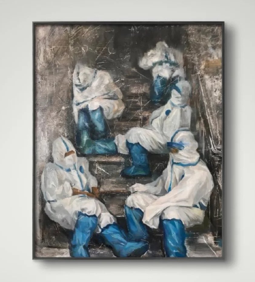 被防疫办电话吵醒，

目前住在哪里，做核酸了吗？

再见！