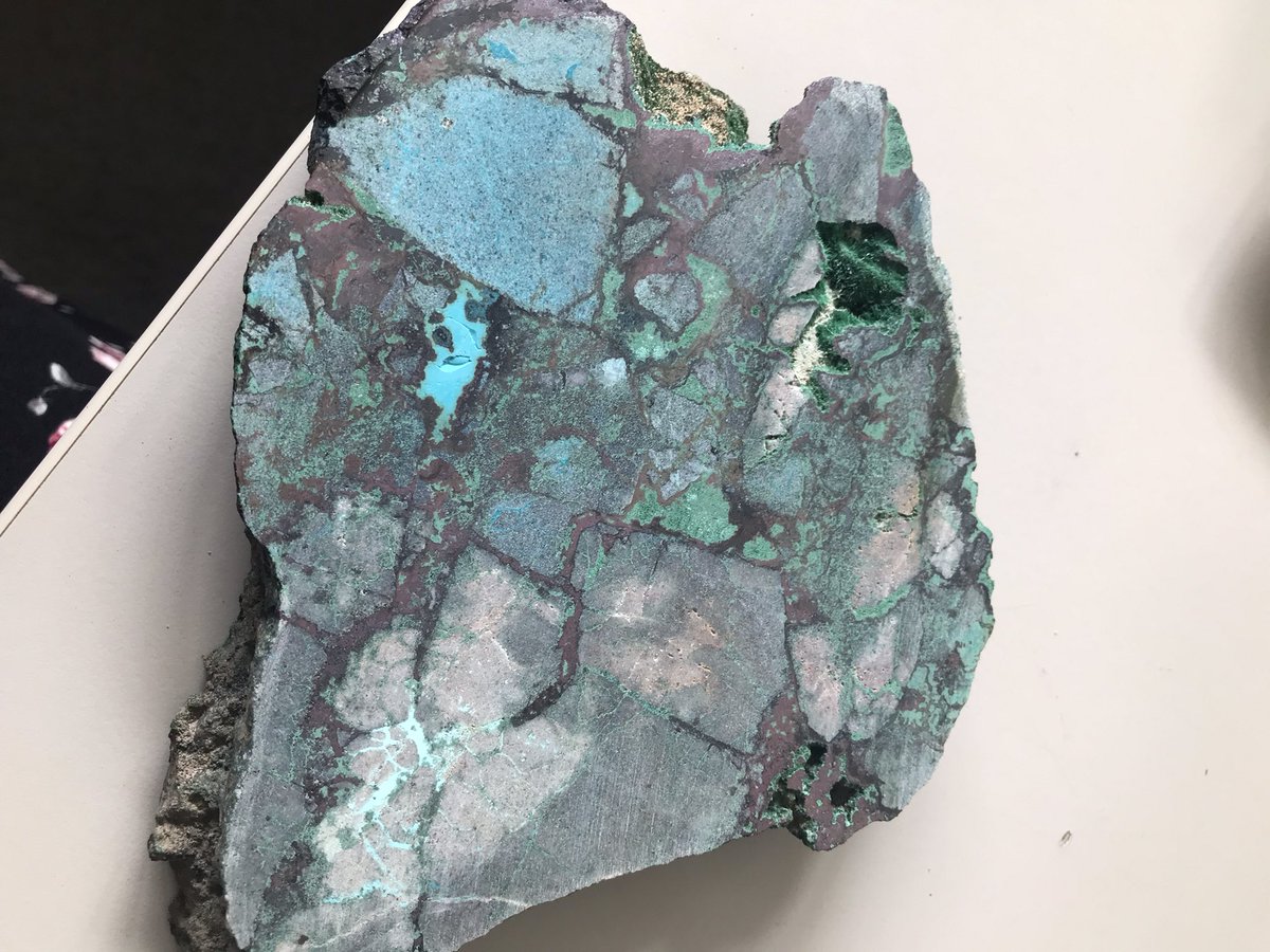 Pretty rock for the day - copper ore from Lady Annie, NW QLD 😍