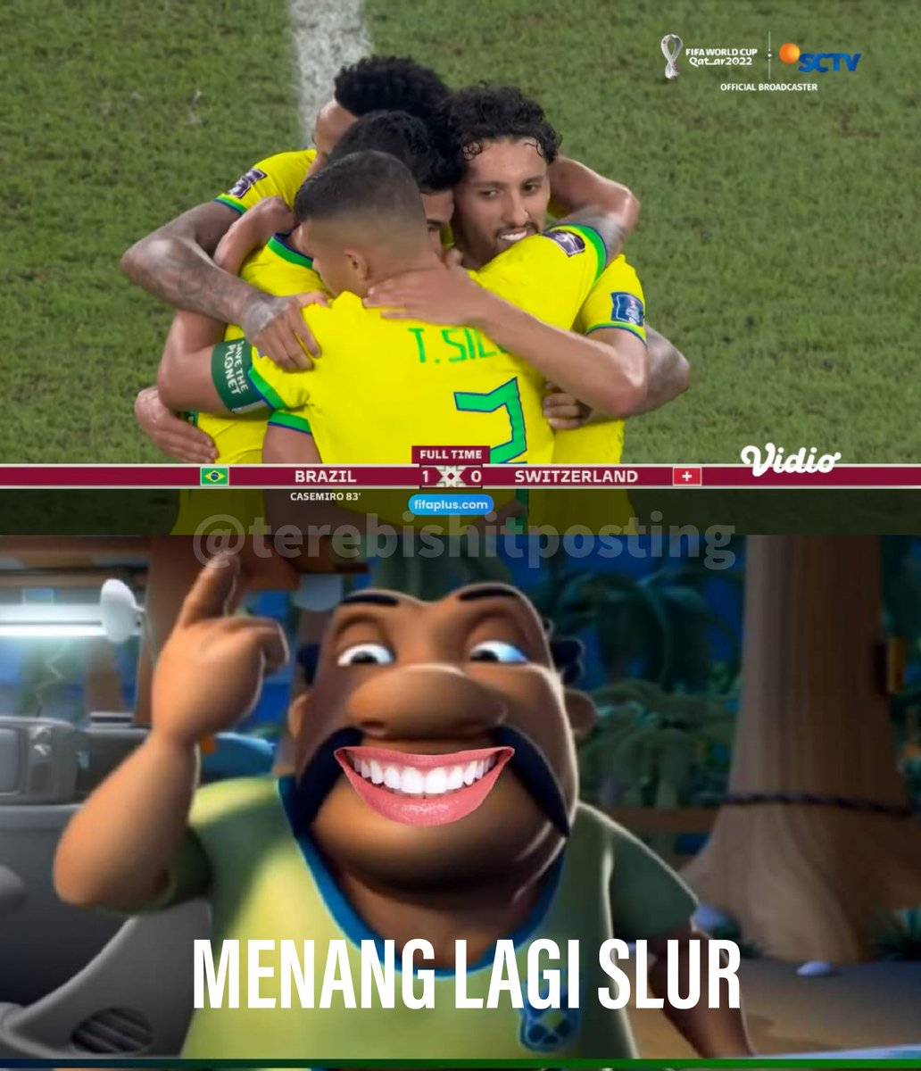 Angkel Mutung full senyum lagi gaes #BRASUI #FIFAWorldCup2022