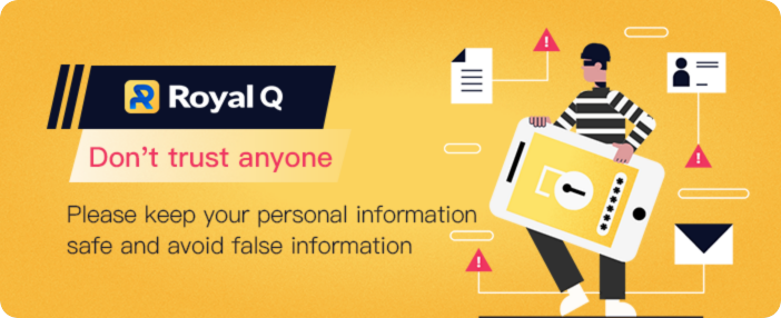 RoyalQuantify's tweet photo. There are many false information and phishing sites. Please be cautious when giving your personal information and money. Royal Q takes online security very seriously. Here are some sites that we have listed that you should avoid: https://t.co/XnvCCemg15 https://t.co/yxCyqt9YbF