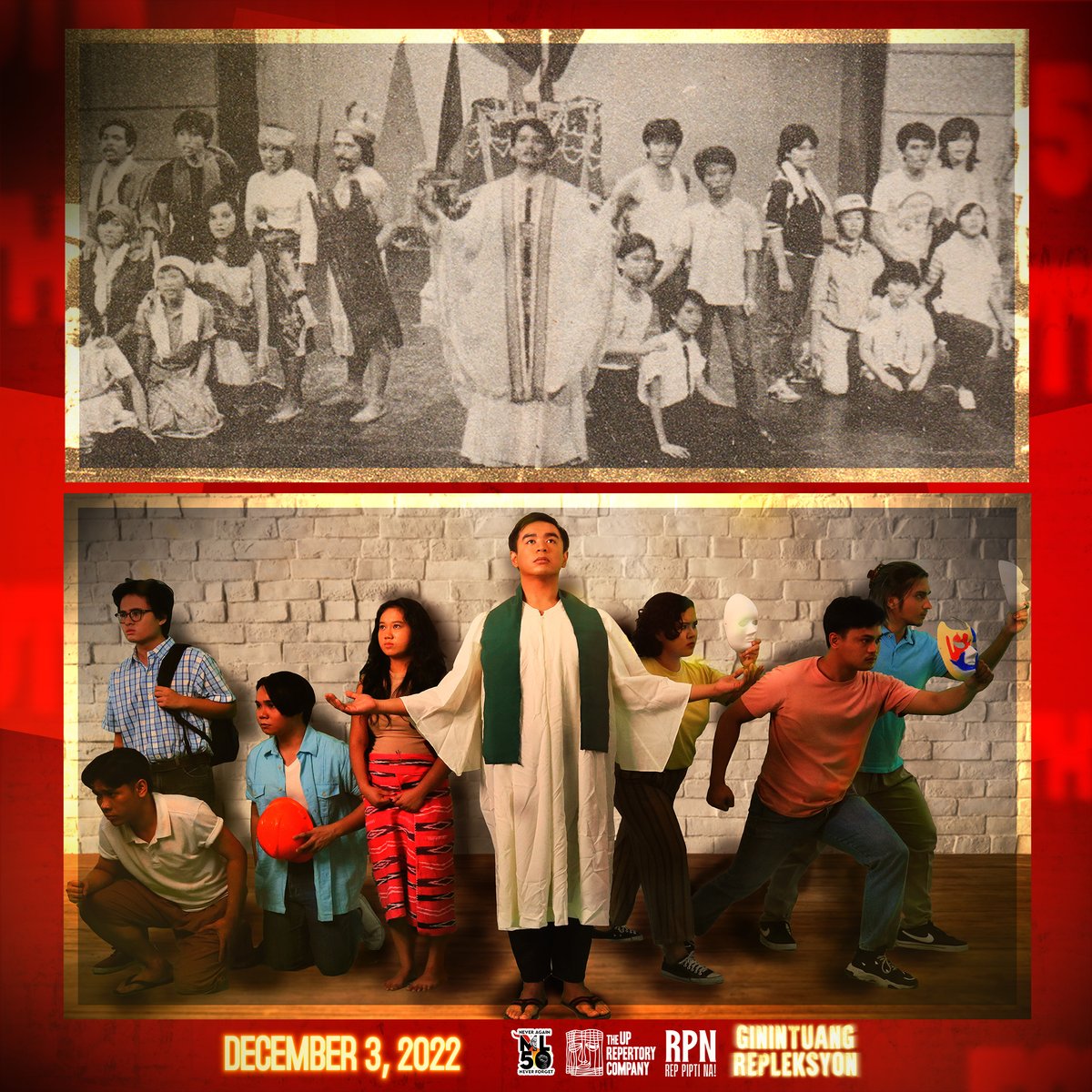 𝗡𝗼𝗼𝗻 𝗮𝘁 𝗡𝗴𝗮𝘆𝗼𝗻: 𝗣𝗔𝗚𝗦𝗔𝗠𝗕𝗔𝗡𝗚 𝗕𝗔𝗬𝗔𝗡
Silipin ang pagbabalik ng dulang ito at paglalantad ng katotohanan ng iba’t ibang sektor sa loob ng simbahan