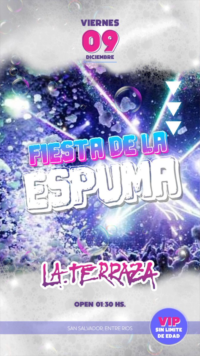 ✅️ #espuma 
✅️ #cumple
✅️ #regalos