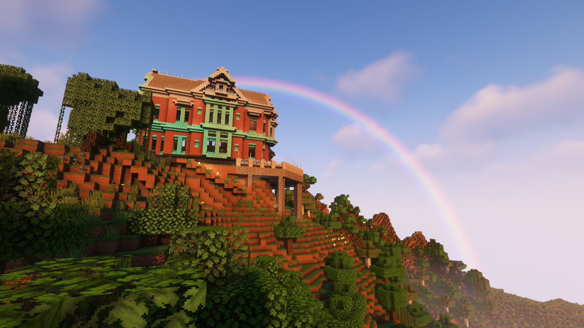 TephTheGamer's tweet photo. Tried building this in survival with copper, takes  forever to mine and to oxidise 😅 https://t.co/4WwuZY80rU