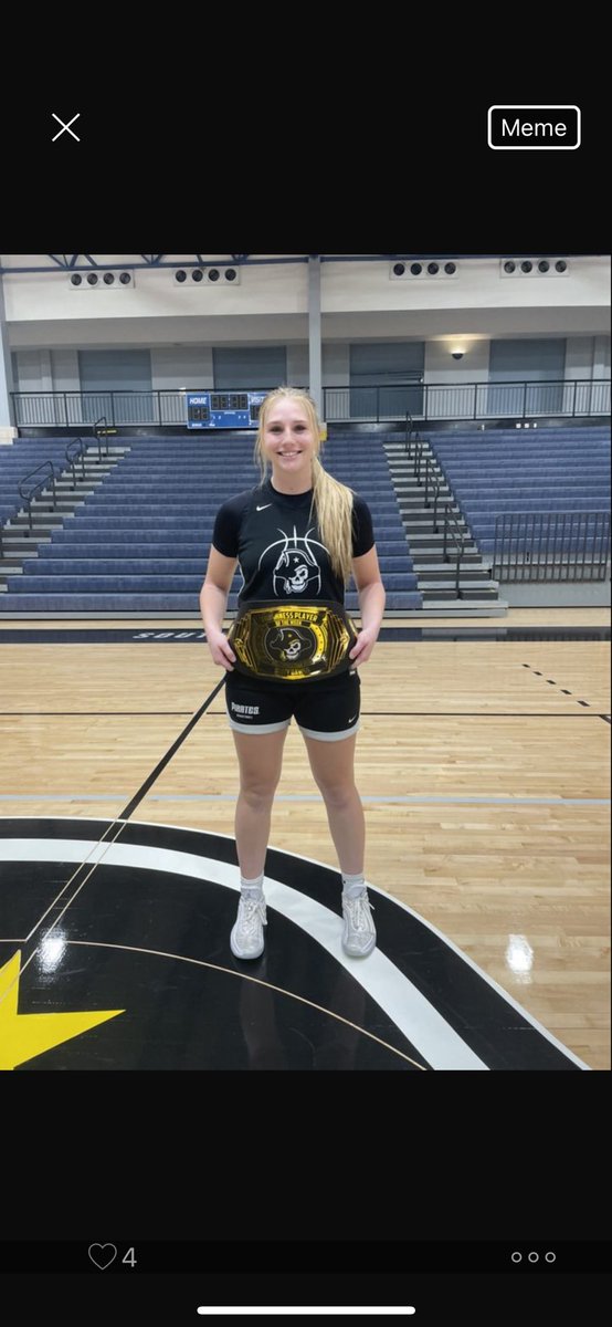 SUPiratesWBB's tweet photo. Huge Congrats To Freshman, Ella Seeley, for TPOW! #toughness! https://t.co/v478X377e5