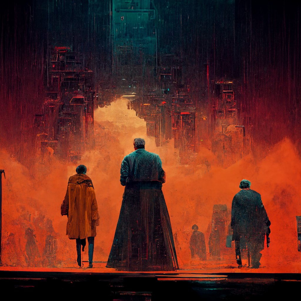 Midjourney version of "Jodorowsky's Bladerunner 2049"

#bladerunner #bladerunner2049 #jodorowsky #midjourney #cyberpunk #coollighting #colors