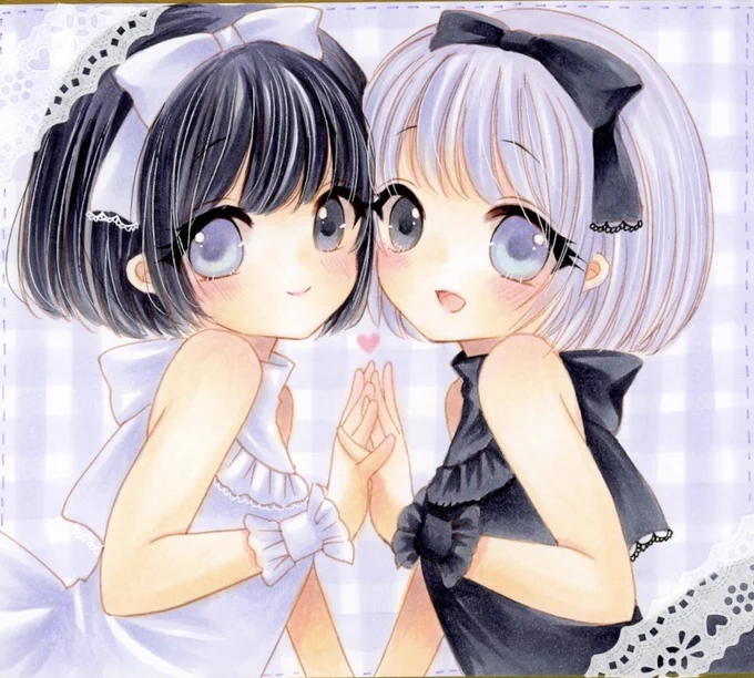 双子ちゃん#イラスト #コピック 
