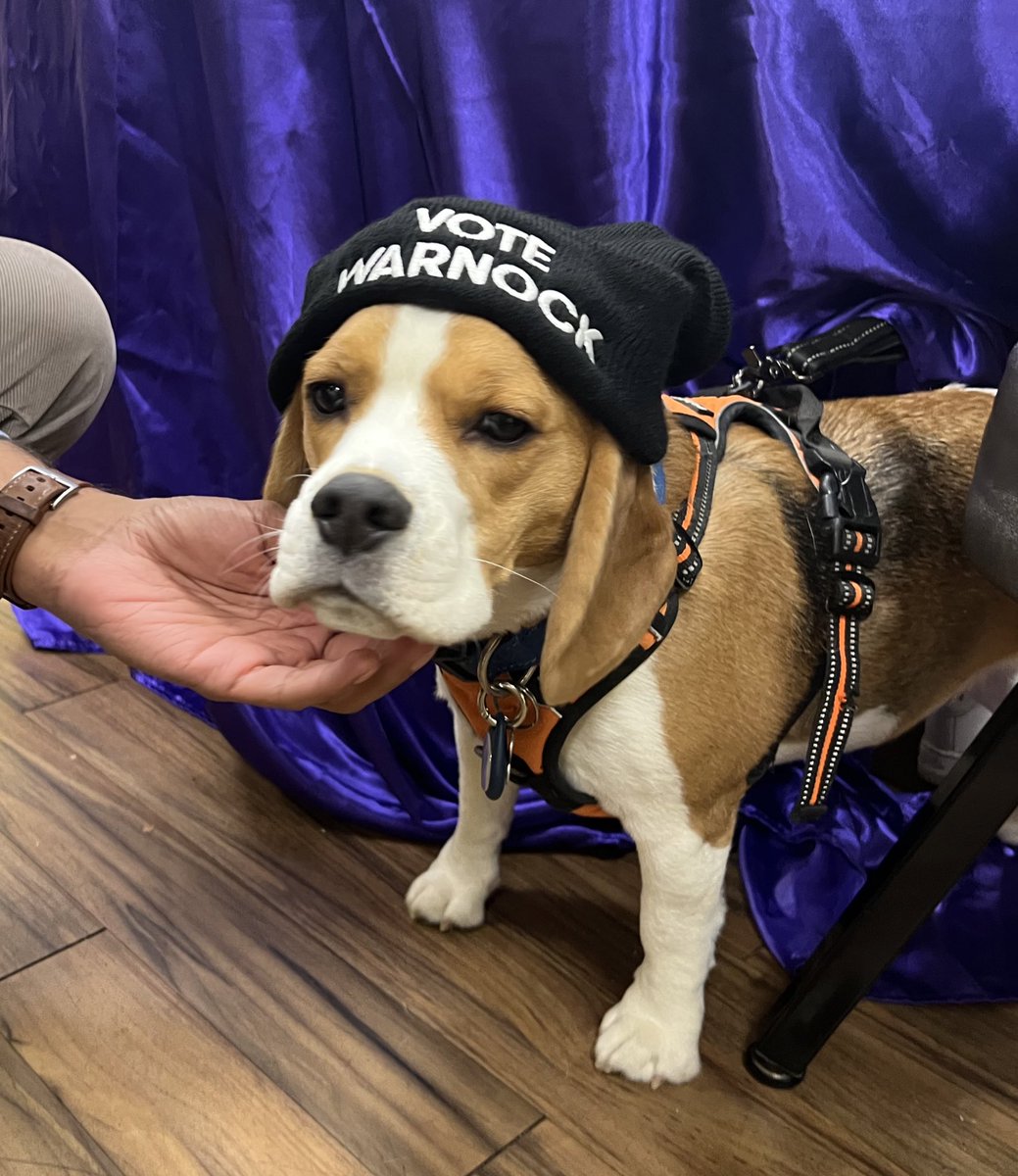 ReverendWarnock's tweet image. Alvin says “What are you waiting for? Go vote!”