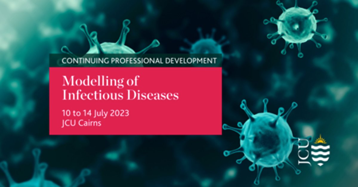 JCU COLLEGE OF MEDICINE & DENTISTRY (@jcumeddent) on Twitter photo Develop an understanding of infectious disease modelling & basic programming skills at JCUβs Modelling of Infectious Diseases Masterclass. Register now for an early bird tickets rb.gy/egwyrf <a href="/emma_mcbryde/">Emma McBryde</a> <a href="/rihickson/">A/Prof RI Hickson</a> <a href="/jcu/">James Cook Uni</a> <a href="/DiscoverAMSI/">Australian Mathematical Sciences Institute (AMSI)</a> <a href="/AITropHealthMed/">AITHM</a> <a href="/_PHAA_/">publichealthaus.bsky.social</a> Develop an understanding of infectious disease modelling & basic programming skills at JCUβs Modelling of Infectious Diseases Masterclass. Register now for an early bird tickets rb.gy/egwyrf <a href="/emma_mcbryde/">Emma McBryde</a> <a href="/rihickson/">A/Prof RI Hickson</a> <a href="/jcu/">James Cook Uni</a> <a href="/DiscoverAMSI/">Australian Mathematical Sciences Institute (AMSI)</a> <a href="/AITropHealthMed/">AITHM</a> <a href="/_PHAA_/">publichealthaus.bsky.social</a>
