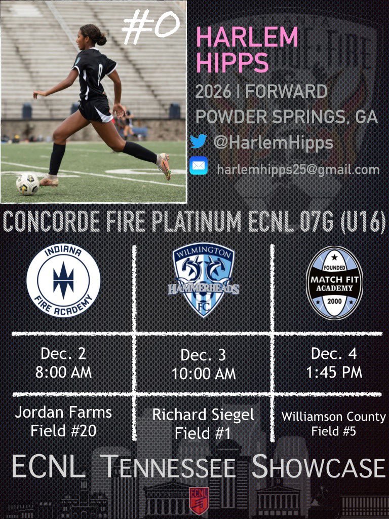 HarlemHipps's tweet photo. Showcase week just around the corner! @Concorde07G @ECNLgirls https://t.co/pnZ9j5lnui