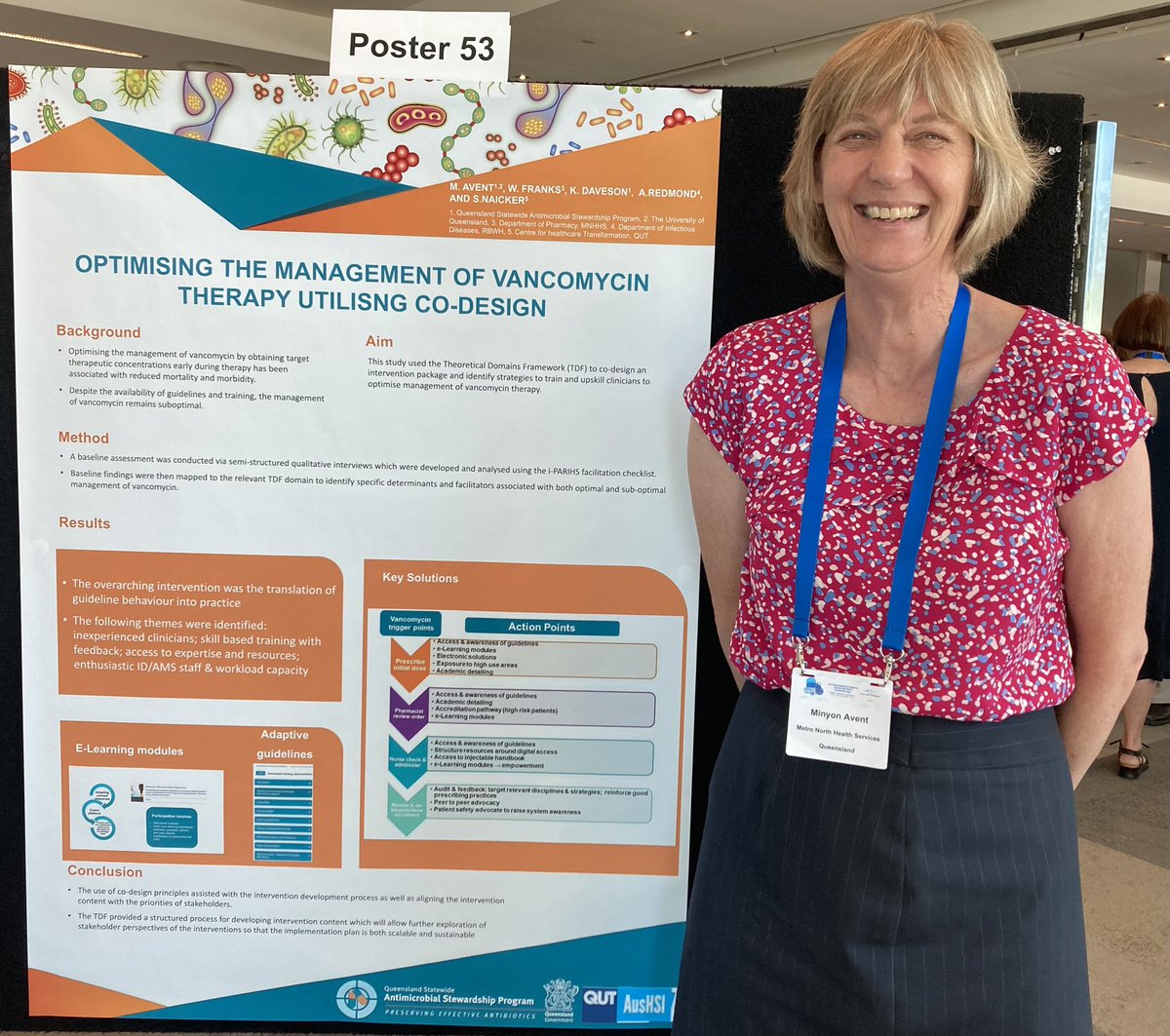 R_Pai (@r_paimangalore) on Twitter photo Fantastic poster <a href="/MinyonAvent/">Minyon Avent</a> <a href="/AusAntibiotics/">Australian Society for Antimicrobials</a> <a href="/QUT/">QUT</a> - optimising vancomycin therapy using co-design. Great to see qualitative research informing practice Fantastic poster <a href="/MinyonAvent/">Minyon Avent</a> <a href="/AusAntibiotics/">Australian Society for Antimicrobials</a> <a href="/QUT/">QUT</a> - optimising vancomycin therapy using co-design. Great to see qualitative research informing practice