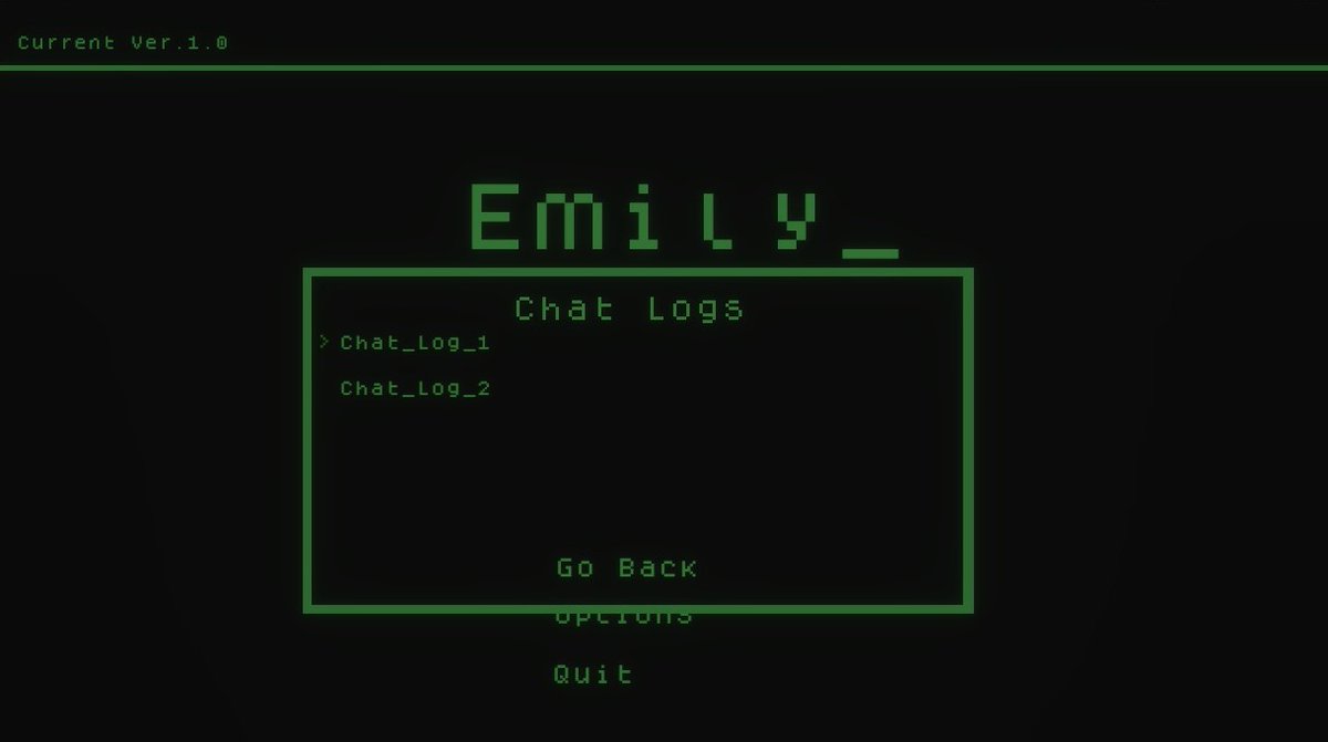 War_On_Boredom's tweet photo. With the chat logs you won't have to remember every single thing that either you or Emily said
Just open the menu and see all your past chats!
#Emily_ #unity2d #IndieGameDev #indiegame #gamedev #indiedev https://t.co/BFJaf5xncp