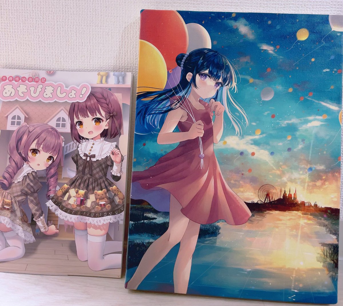 「#ちとせざかパーク で展示していただいたキャンバスアートが届きました!かなり綺麗」|藤森しき@5月COMITIAのイラスト