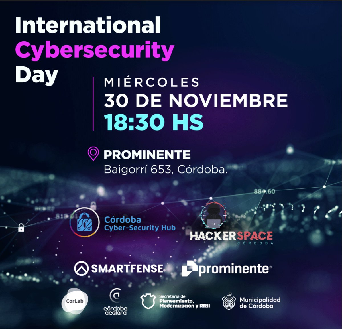 🗓️30-11🔥Te invitamos a participar de este evento con speakers especialistas en Ciberseguridad y de un espacio de Networking en el último evento del año. 

Inscripción &amp; más info👉 bit.ly/3EwBKih