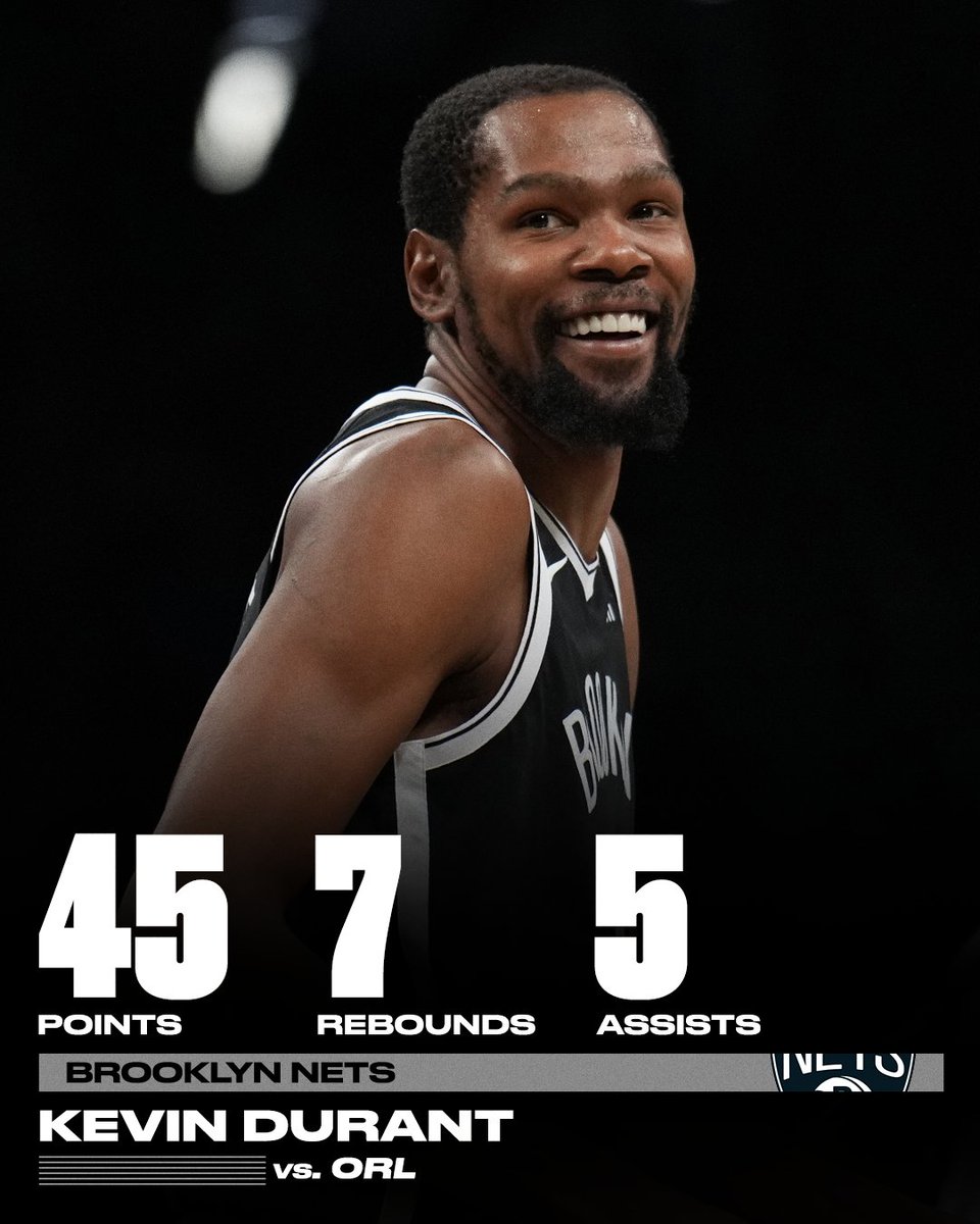 Fresh Tips🤎🏆 on Twitter "RT ESPNNBA KD was on one in Brooklyn tonight 🎯"