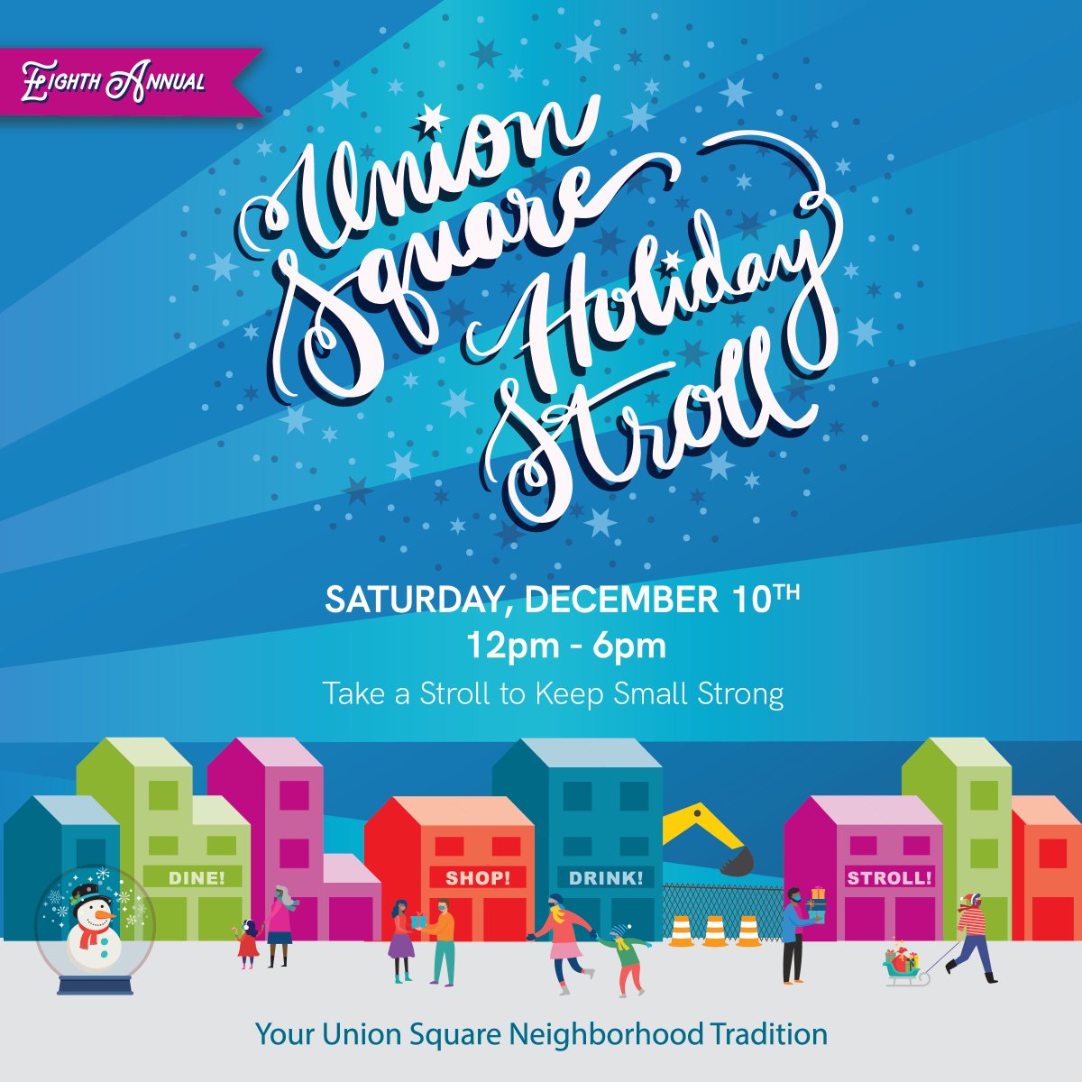 WHAT? The @AllAbout02143 #HolidayStroll ☃️ ❄️ 🎁
WHEN? SATURDAY 12/10 @ 12-6PM
WHERE? #AERONAUTSomerville
WHY? Celebrate & support local businesses to #keepsmallstrong; Holiday ornament decorating; General merriment & fun 😌

Check link for more info: bit.ly/3ARZKLX