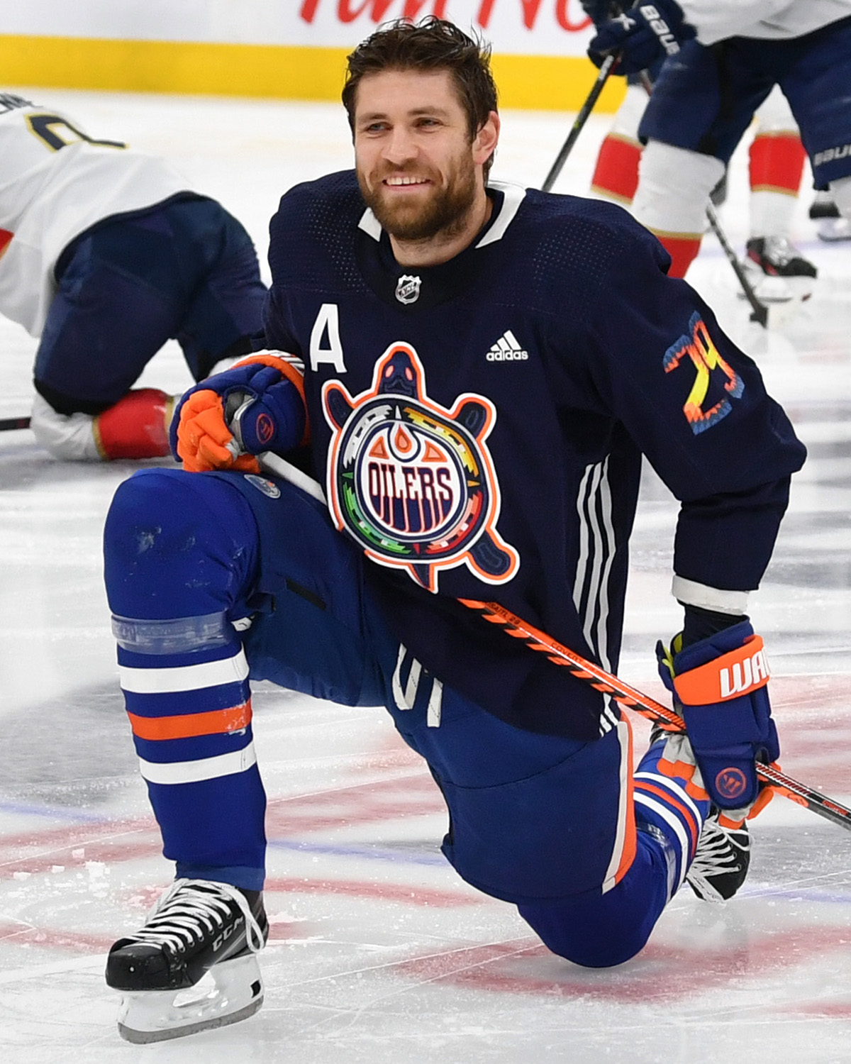 NHL on X: Check out these @EdmontonOilers warmup jerseys for Indigenous  Celebration Night! 😍 The unis feature a Turtle Island logo designed by  Edmonton-based Indigenous artist Lance Cardinal!  /  X