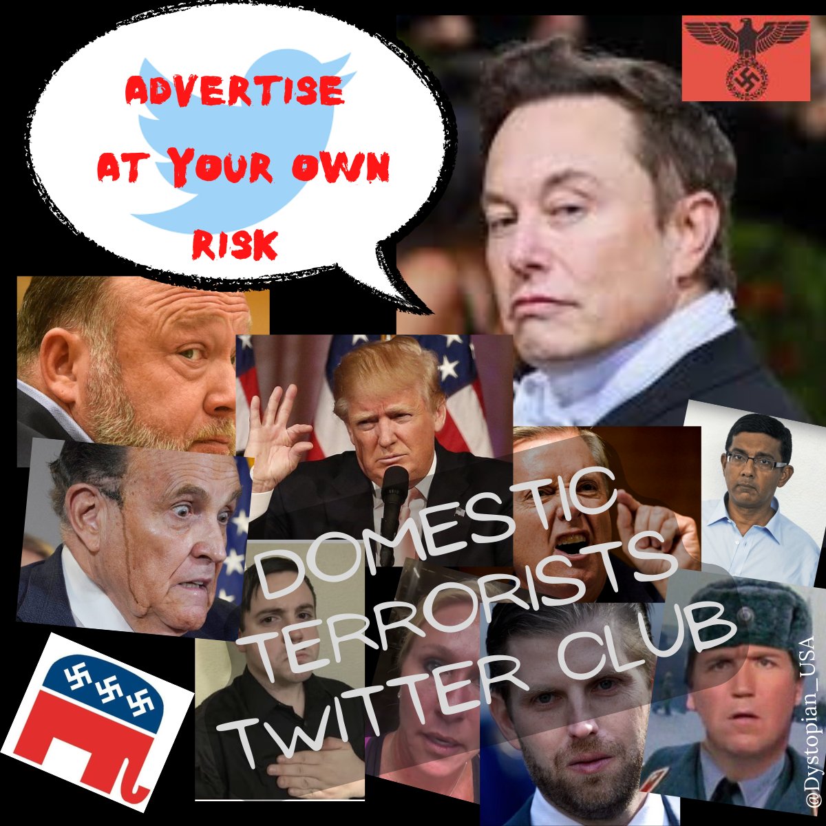 dystopian_usa's tweet photo. @elonmusk BULLSHIT
This is the extended adolescence of a disturbed, but wealthy fool.
#ElonIsDestroyingTwitter
#FreeSpeechNotHateSpeech
#TwitterAds
#ElonMuskRacism https://t.co/qf2GLY44Os