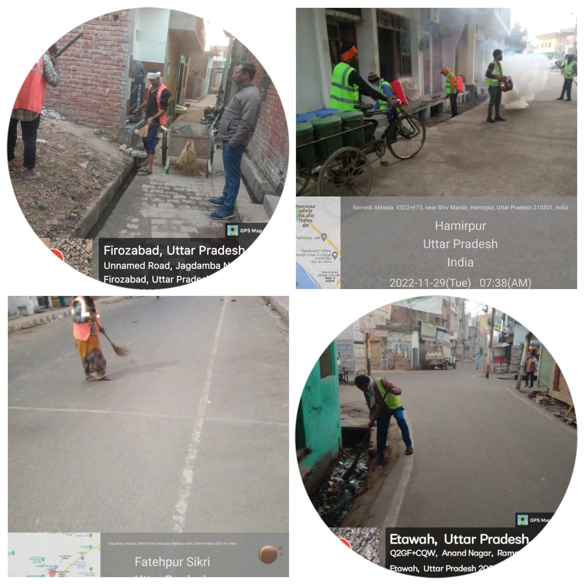 aksharmaBharat's tweet photo. ठंढी के समय तड़के उठकर स्वच्छता के ज़रिए नगर सेवा में जुटे सफ़ाई मित्रों को प्रातः नमन व धन्यवाद।

#GoodGovernance #HumaraUP #नगर_सेवा_अभियान @RSSorg @narendramodi @JPNadda @myogiadityanath @idharampalsingh @Bhupendraupbjp @sunilbansalbjp @BJP4India @BJP4UP @HardeepSPuri https://t.co/0DOeCcqY9R