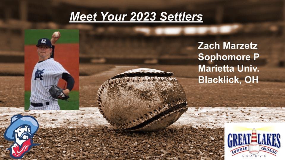 It's time to start introducing your 2023 Settlers!! We are excited to welcome Zach Marzetz to the Settler origination!! #rollsetts <a href="/zachmarzetz33/">Zach Marzetz</a> <a href="/EttaExpress_MC/">Marietta College Baseball</a>