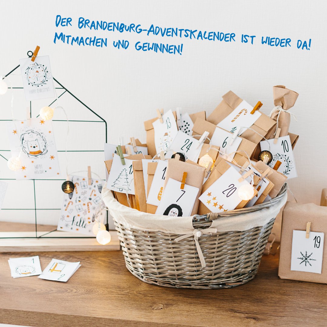 Übermorgen heißt es in unserem Adventskalender wieder: 24 Türchen = 24 mal Brandenburg. 

Die Website zum Vormerken 👉 reiseland-brandenburg.de/unterkuenfte-a…

#nachbrandenburg