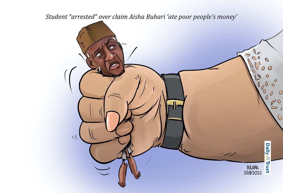Wow! This cartoon speaks volumes about the tyranny.