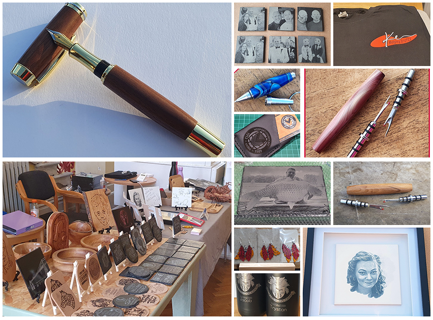 KenMidgleyCraft's tweet photo. I will be attending 2 Craft fairs this weekend - one in Christchurch Christmas Market on Friday 2nd Dec at 5-9pmThe other on Saturday 3rd at 2-5pm at Forgeside Community Centre, Forgeside Blaenavon.  Still have time to pick up some bargains and personalised laser engraved gifts. https://t.co/5MmEX0YP15