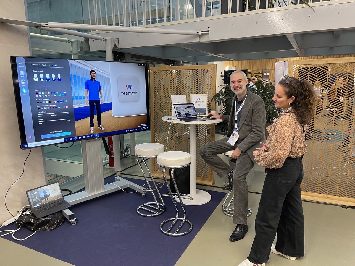 Clément Merville, président de <a href="/Manzalab/">Manzalab</a> présente Teemew au <a href="/CongresMETADAYS/">METADAYS</a> le premier événement BtoB contenu et business du Métavers en France.
#metaverse