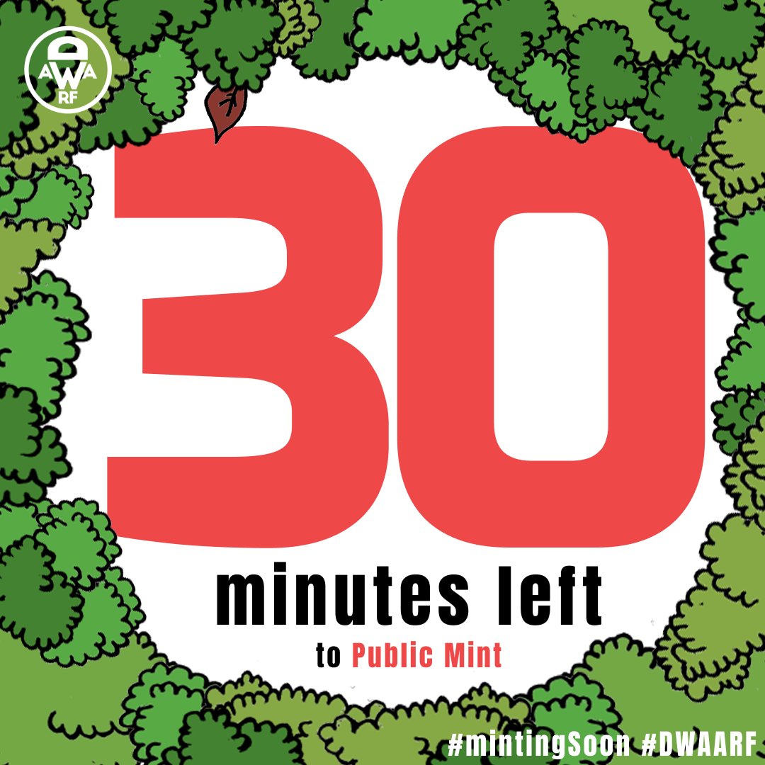 dwaarfwtf's tweet photo. 30 minutes to MINT
✅https://t.co/X2PNBMm2i9 🔥🔥🔥🔥

Are you ready!!!!!!!!!!!!!!!!!!!!!!!!!!!!!!
#NFTsales #DWAARF #MintingSoon #NFTCommunity https://t.co/wDrqndlHvf
