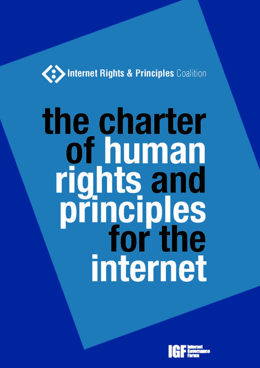 NetRights&Principles (@netrights) on Twitter photo 👏The 8th edition of the charter of #humanrights and #principles for the #Internet is out in digital format! 🔗drive.google.com/file/d/1HgsgI1…
Delighted to share the <a href="/intgovforum/">IGF - Internet Governance Forum</a> #DC #netrights contribution to the <a href="/UN/">United Nations</a> #GlobalDigitalCompact tomorrow with <a href="/UNTechEnvoy/">Follow @ODET_UN for the latest updates</a> at #IGF2022 👏The 8th edition of the charter of #humanrights and #principles for the #Internet is out in digital format! 🔗drive.google.com/file/d/1HgsgI1…
Delighted to share the <a href="/intgovforum/">IGF - Internet Governance Forum</a> #DC #netrights contribution to the <a href="/UN/">United Nations</a> #GlobalDigitalCompact tomorrow with <a href="/UNTechEnvoy/">Follow @ODET_UN for the latest updates</a> at #IGF2022