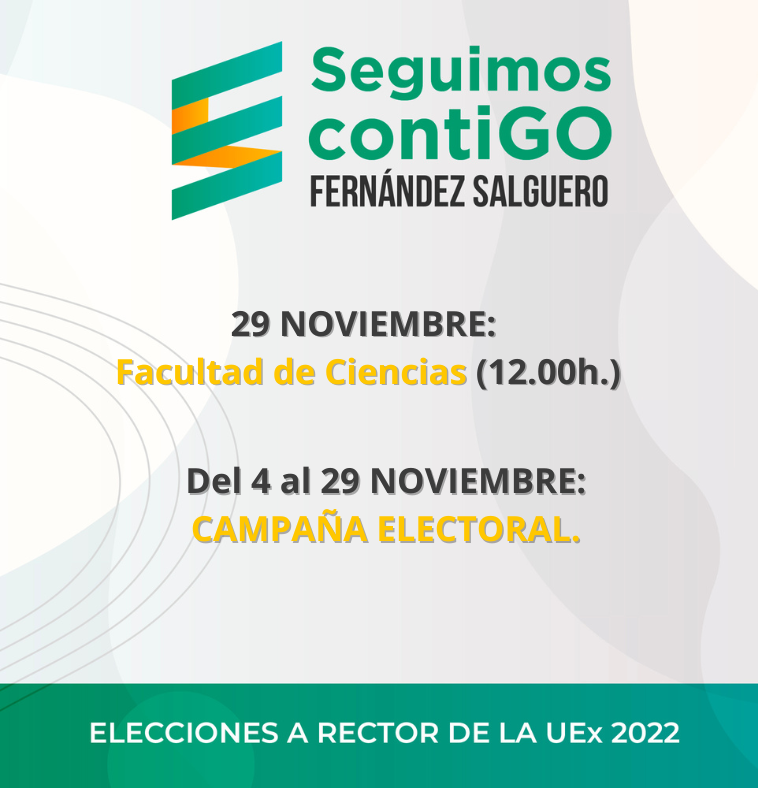 PedroFSRector's tweet photo. Buenos días a todos y todas,
Hoy vamos a visitar la Facultad de Ciencias a las 12:00h.
¡Seguimos con la Campaña Electoral y seguimos contiGO!
#PedroFS_SeguimosContiGO #PedroFSRector
Feliz Martes :) https://t.co/3t7phwmvbj
