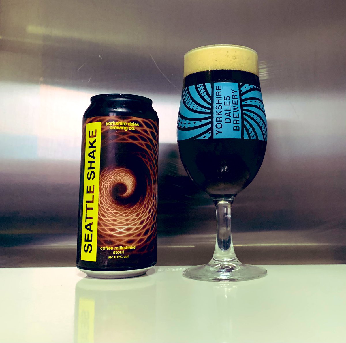 ManvsAle's tweet photo. Sweet, Smooth &amp; Dry best describes @Yorkshiredalesb Seattle Shake which is a Coffee Stout brewed in #Yorkshire. ☕️🍻📸 #MvA @badhopper @beerhunter74 @lindabeer24 @JohanBBT @mtravis63 @keefmullin @ASFreed @impopsy @moneight @hoppytweets @HopticalA @HuishHugh @wildjhovall @Greg1954 https://t.co/DwzbbUcLDx