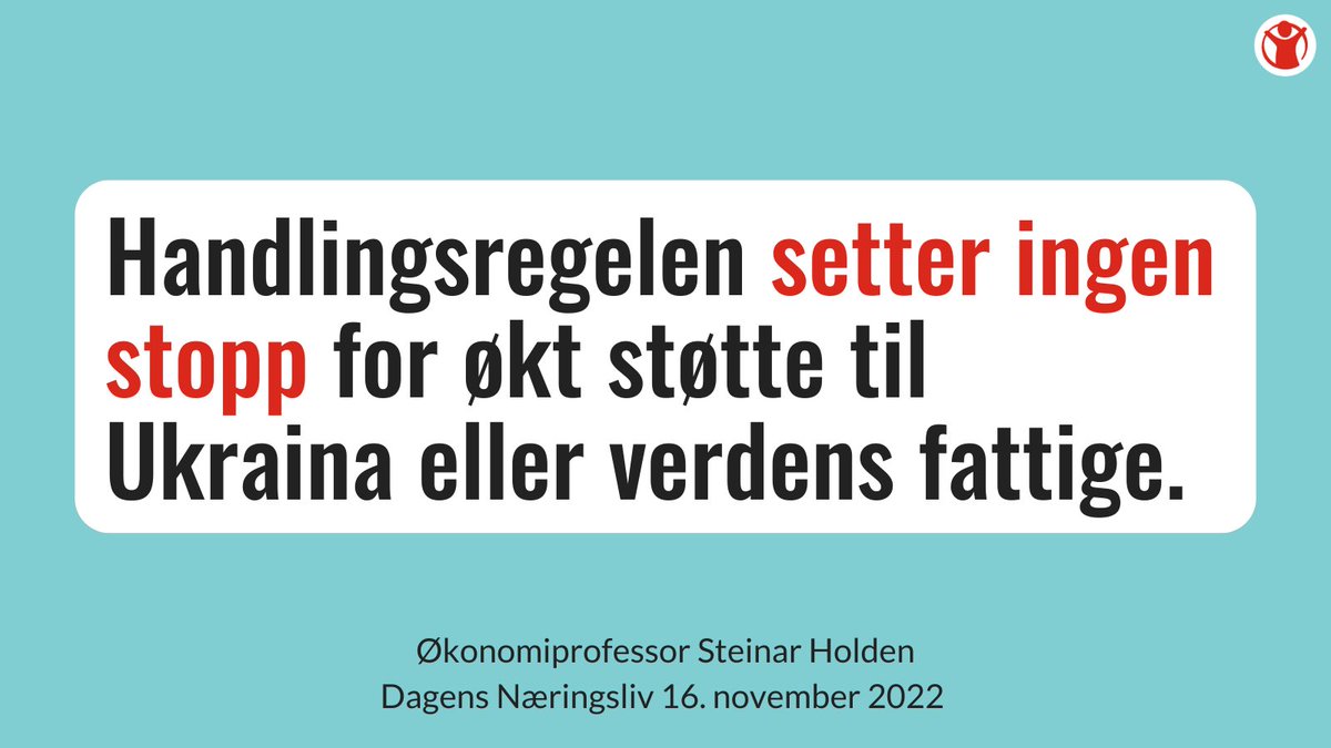 Redd Barna (@reddbarna) on Twitter photo Det nærmer seg innspurten på budsjettforhandlingene i Stortinget. Vi håper forhandlerne øker bistandsbudsjettet opp til 1 % av våre inntekter. Lytt til gode økonomer som Steinar Holden ,<a href="/Arbeiderpartiet/">Arbeiderpartiet</a> <a href="/Senterpartiet/">Senterpartiet</a> <a href="/SVparti/">SV</a>! Det nærmer seg innspurten på budsjettforhandlingene i Stortinget. Vi håper forhandlerne øker bistandsbudsjettet opp til 1 % av våre inntekter. Lytt til gode økonomer som Steinar Holden ,<a href="/Arbeiderpartiet/">Arbeiderpartiet</a> <a href="/Senterpartiet/">Senterpartiet</a> <a href="/SVparti/">SV</a>!