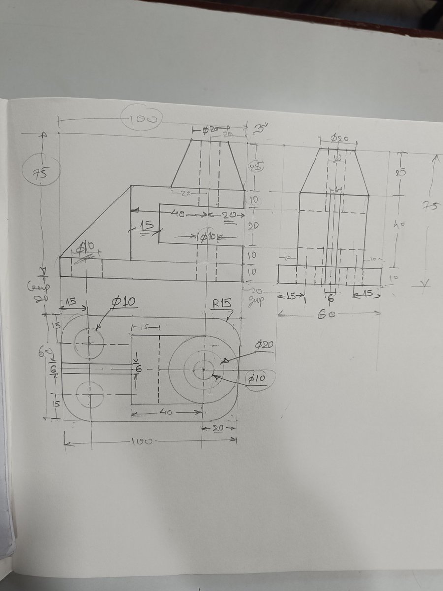 SatyenJoshi3's tweet photo. #Engineering
#Engineering_Drawing https://t.co/mYBS303S2s